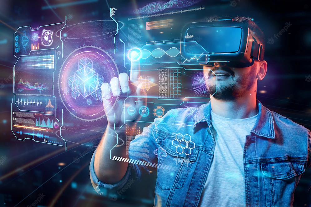Mixed reality headset interface